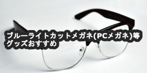 ブルーライトカットメガネ(PCメガネ)等グッズおすすめ