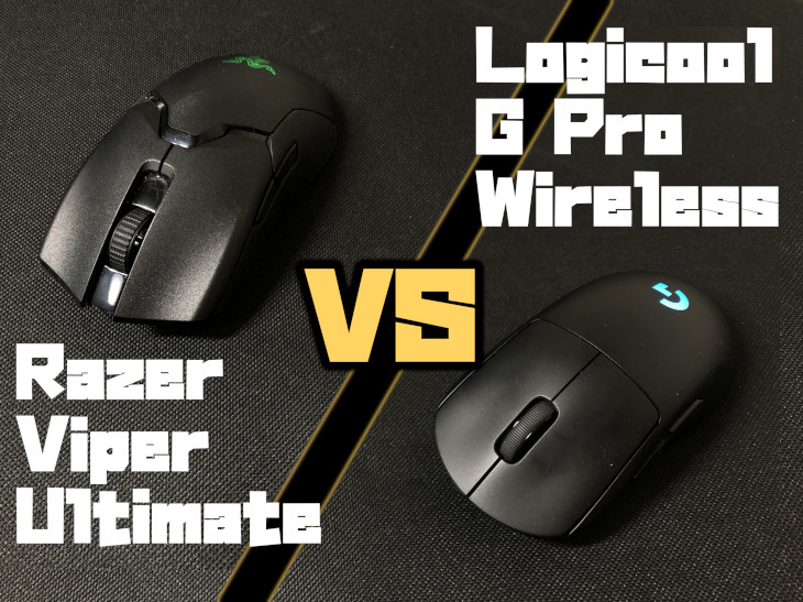 Razer Viper Ultimate vs Logicool G Pro Wireless