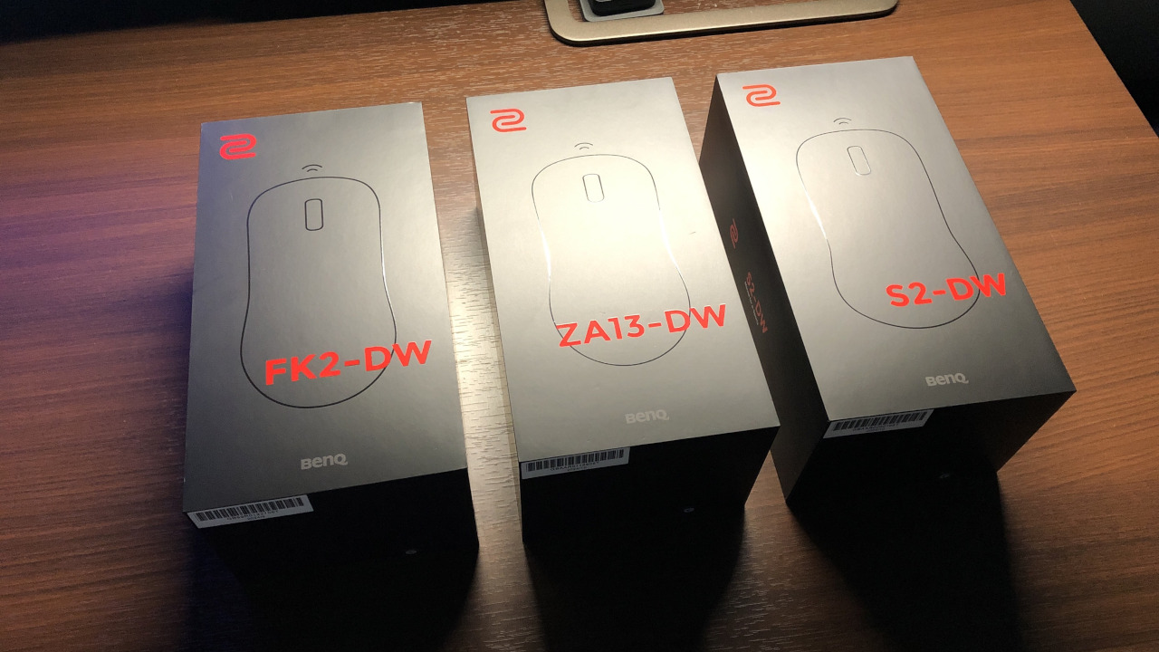 「BenQ Zowie ZA13,FK2,S2 - DW」レビュー