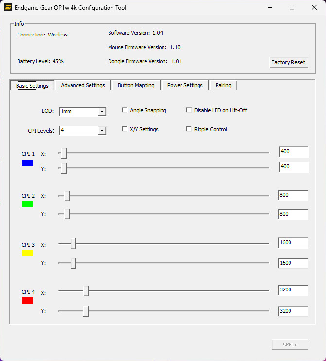 Basic Settings